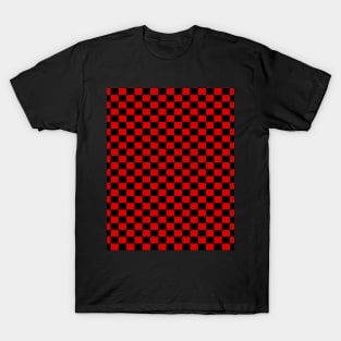 Checkered Red And Black T-Shirt